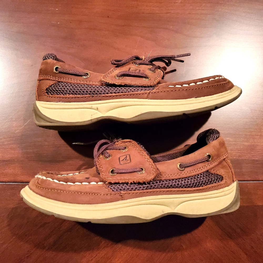 36) SPERRY Boys Lanyard 12Month Boat Shoes